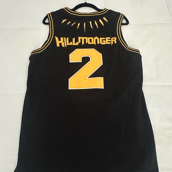 Black Panther Men’s Tank Top - Black and Yellow - Picture 3 of 3